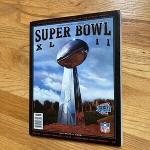 2008 Super Bowl XLII Game Program
